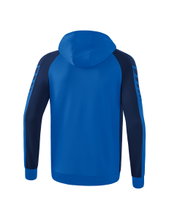 Erima Training Jacket Six Wings with Hood (Cotton Blend, Soft and Comfortable) Royal Blue/Navy Blue Boys